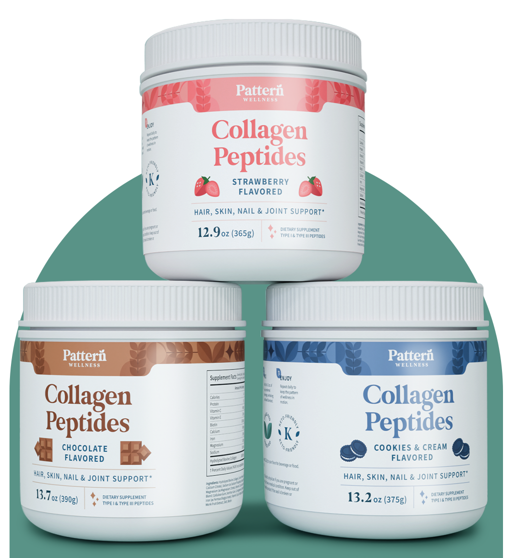 Collagen Peptides Powder Pattern Wellness