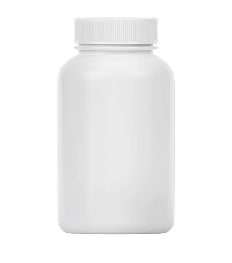 A white jar with no label.